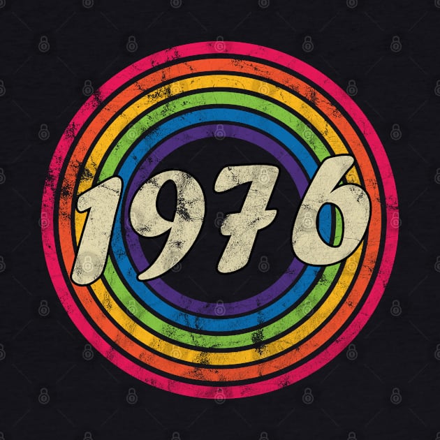 1976 - Retro Rainbow Faded-Style by MaydenArt